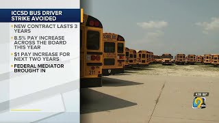 Iowa City school district reaches deal with bus drivers to avoid strike