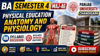 Anatomy And Physiology | BA Sem 4 Physical Education | Physical Education BA 4th Sem | BA Sem 4
