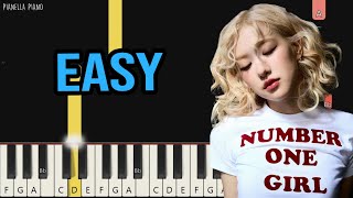 ROSÉ - dance all night | EASY Piano Tutorial by Pianella Piano