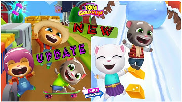 Talking Tom Gold Run New Update Gameplay Walkthrough (Android,Ios)