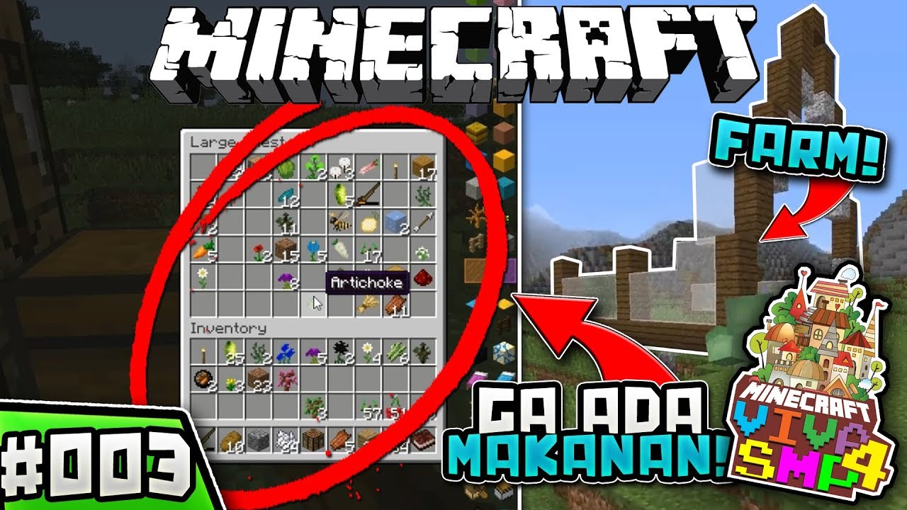KITA KRISIS MAKANAN😱 AYO KITA BIKIN FARM! - Minecraft VIVASMP S4 [