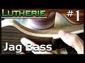 Lutherie jag bass 1 faonnage du manche