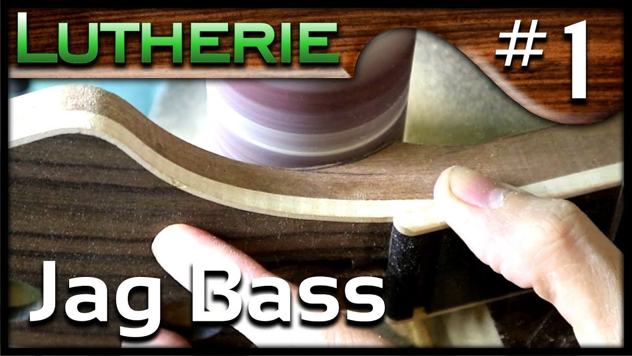 LUTHERIE: Jag Bass #1, façonnage du manche.