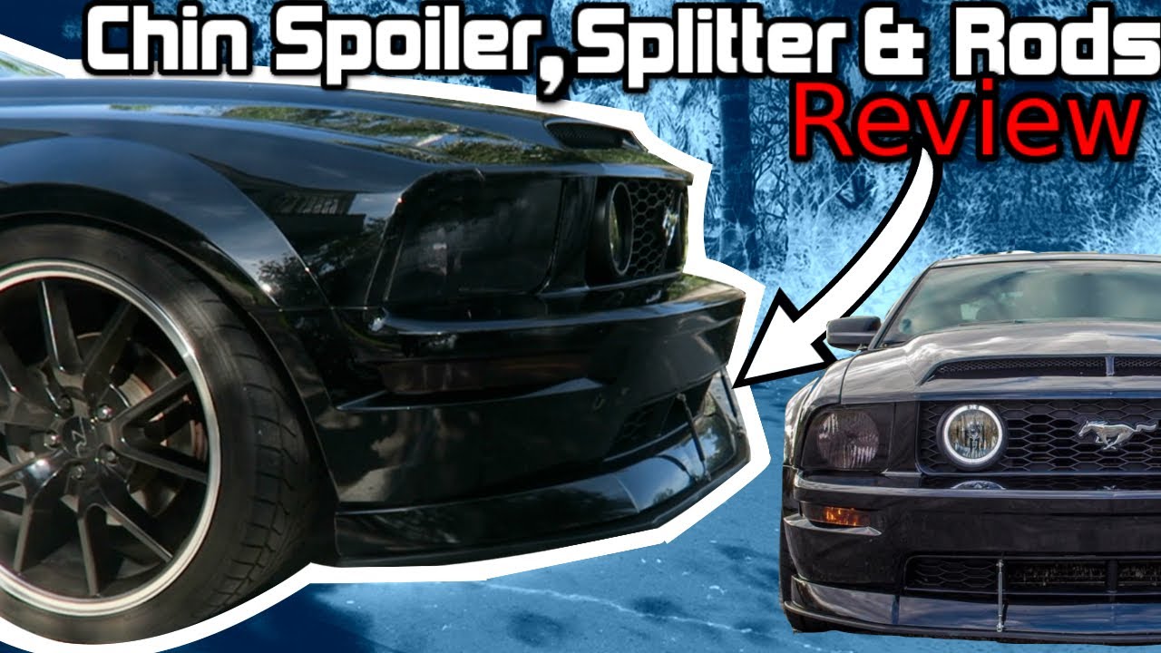 CDC Chin Spoiler & Splitter Upgrade w/ Splitter Rods REVIEW! (05-09 GT Mustang)