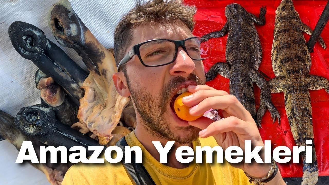 Странные вещи, которые едят на Амазонке (Интересный рынок Амазонки)