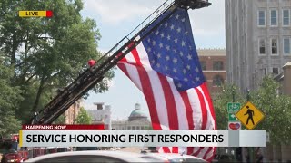 Service honoring First Responders
