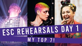 Eurovision 2021 Rehearsals Day 1: My Top 7 (with comments!)