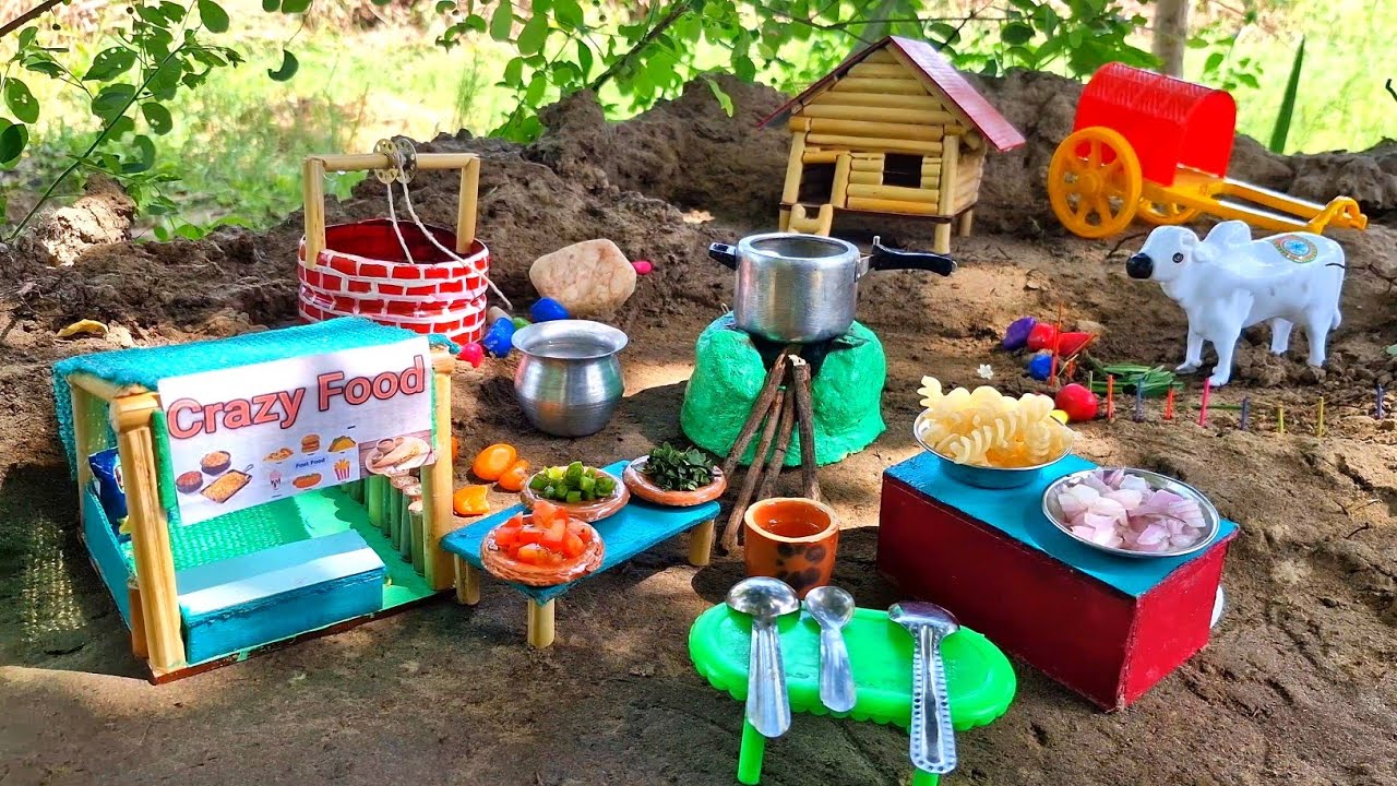 Miniature Pasta Cooking | Miniature Cartoon | Masala Pasta Recipe | 