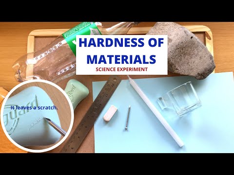 Hardness of Materials | The Scratch Test | Science Experiment