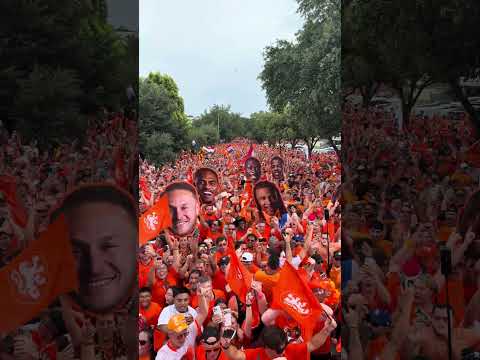 HOUSTON = ORANJE! 😍🧡 #NothingLikeOranje #FIFAWorldCup