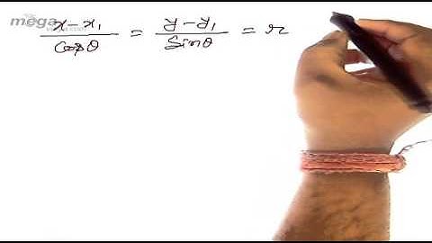 14 Equation of a Straight Line General & Symmetric Form