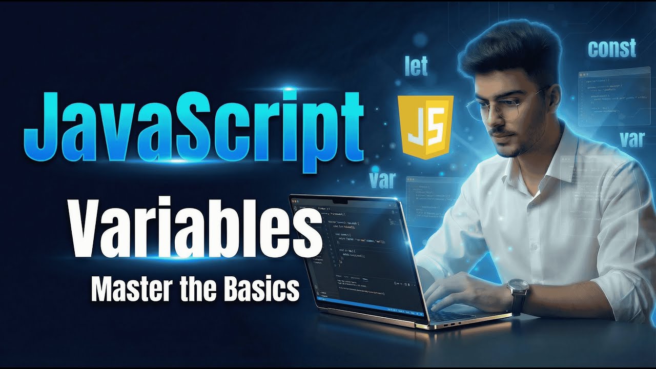 JavaScript Variables in Hindi/Urdu  | var let const Explained Simply 