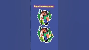 Find 5 differences spot differences 28 #finddifference #minecraft #findgame #spotdifferences #findit