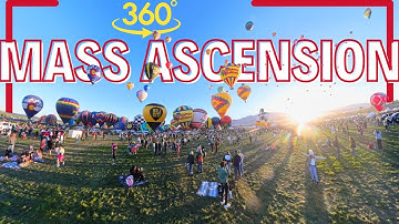 360° 4K Albuquerque Balloon Fiesta 2025 Mass Ascension 🎈 You Control the View