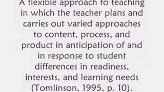 Differentiated Instruction