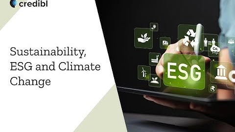 Seekho Course 1 – Introduction to Sustainability, Climate Change and ESG (Credibl ESG)