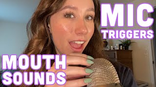 Asmr Mouth Sounds Fast Aggressive Mic Triggers Mic Scratching Fluffy Cover Mic Brushing