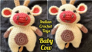Crochet toys, Baby Cow, Crosiya Toys #crochet toys #amigurumi #crosiya