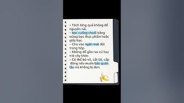 #meovat #meovathuuich bảo quản chuối chín trong tủ lạnh