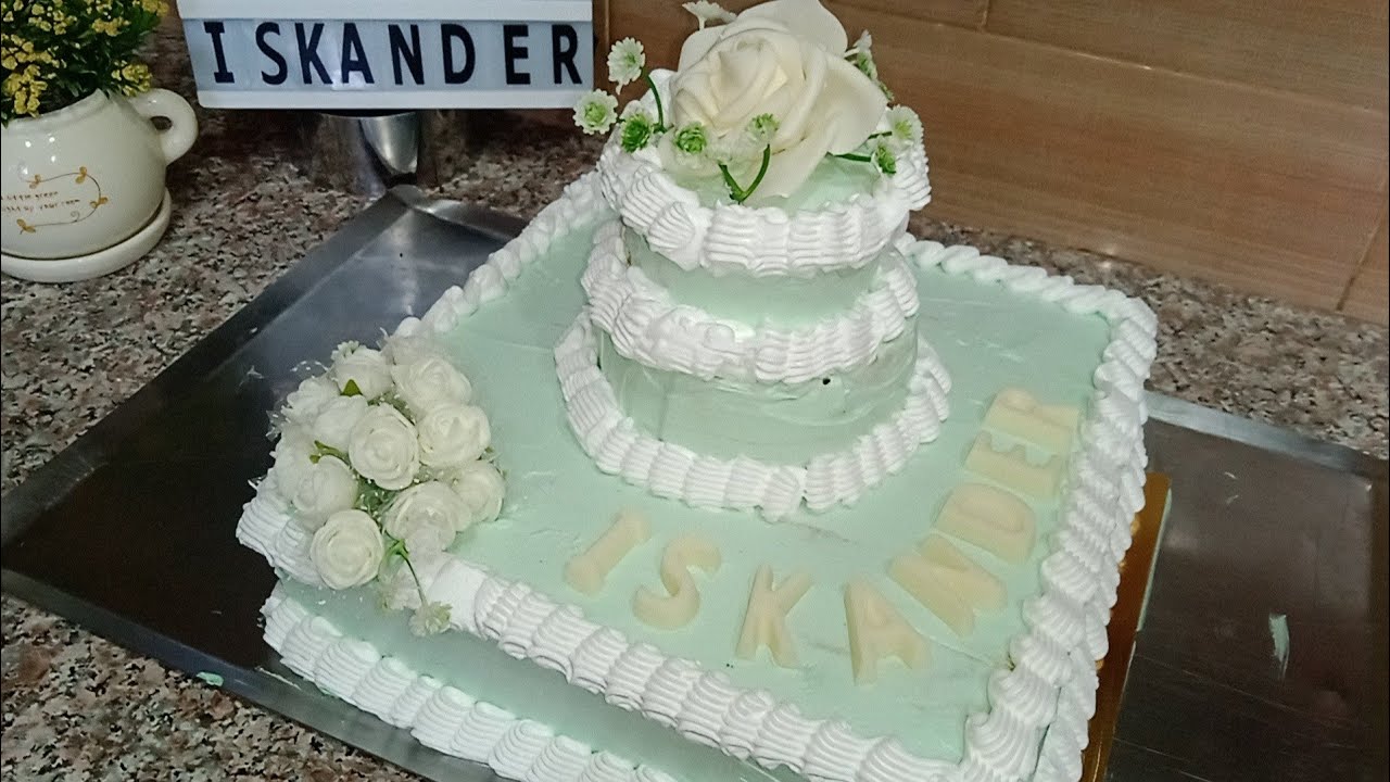 كيكة عيد ميلاد ابني بياس مونتي لعيد ميلاد طفل بمقادير مضبوطة .,🎂🎂🎉🎊👍👍❤️❤️