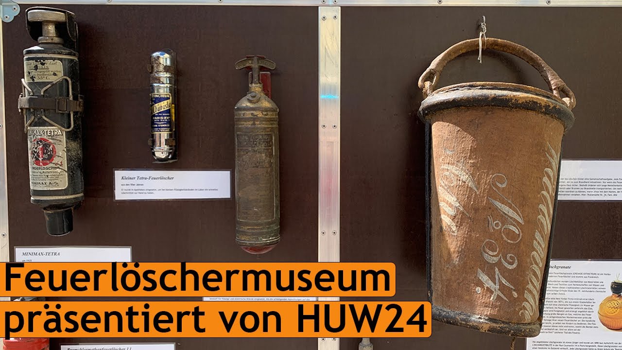 Das vermutlich kleinste Feuerlöschermuseum der Welt | Geschichte der Brandbekämpfung früher vs heute