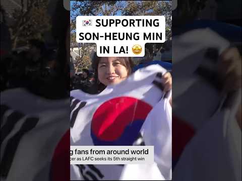 She TRAVELED to see Son Heung-Min!! 🇰🇷✈️