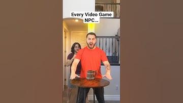 Every Video Game NPC… #gaming #shorts