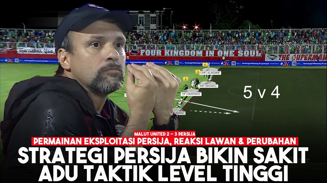 Taktik Level Tinggi Mauricio Souza, Reaksi Apik & Pertahanan Bocor | Malut United 2 - 3 Persija