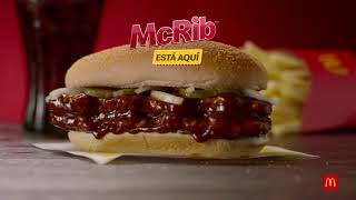 ¡McRib está aquí!
¡McRib está aquí! ¡McRib está aquí!