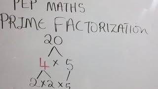 PEP    Prime Factorizaton
