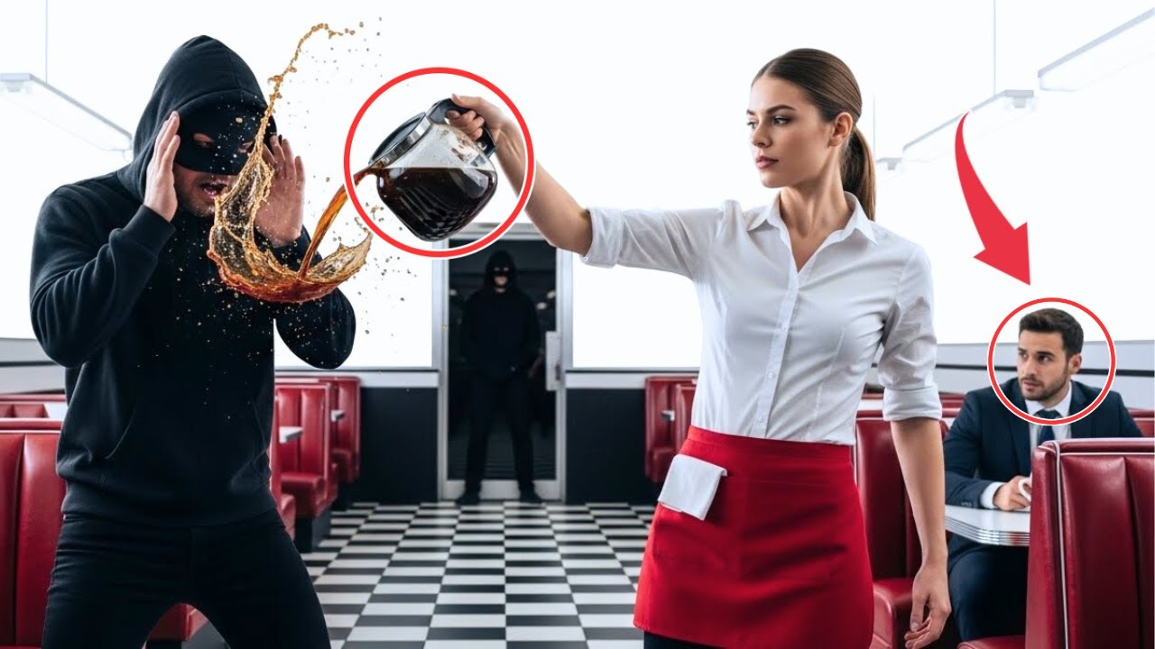 Официантка спасла миллиардера | На следующий день к её закусочной подъехали 4 внедорожника