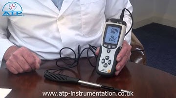 Hot Wire USB Logging Thermo-Anemometer | ATP Instrumentation