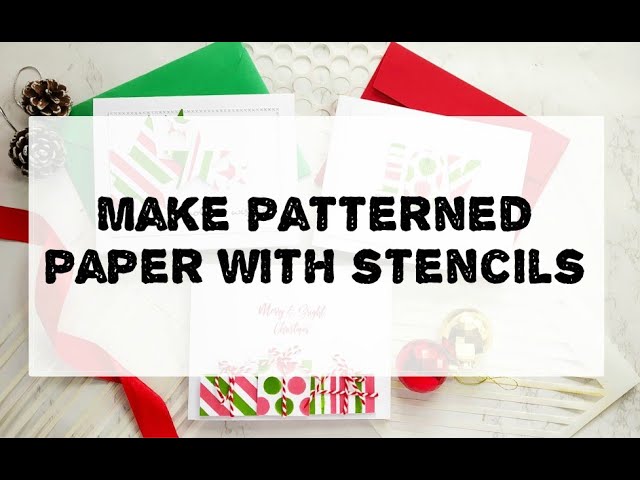 How To Make Your Own Patterned Paper