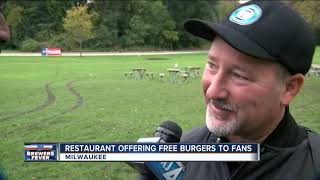Brewers winning streak brings on free hamburgers at Sobelman's