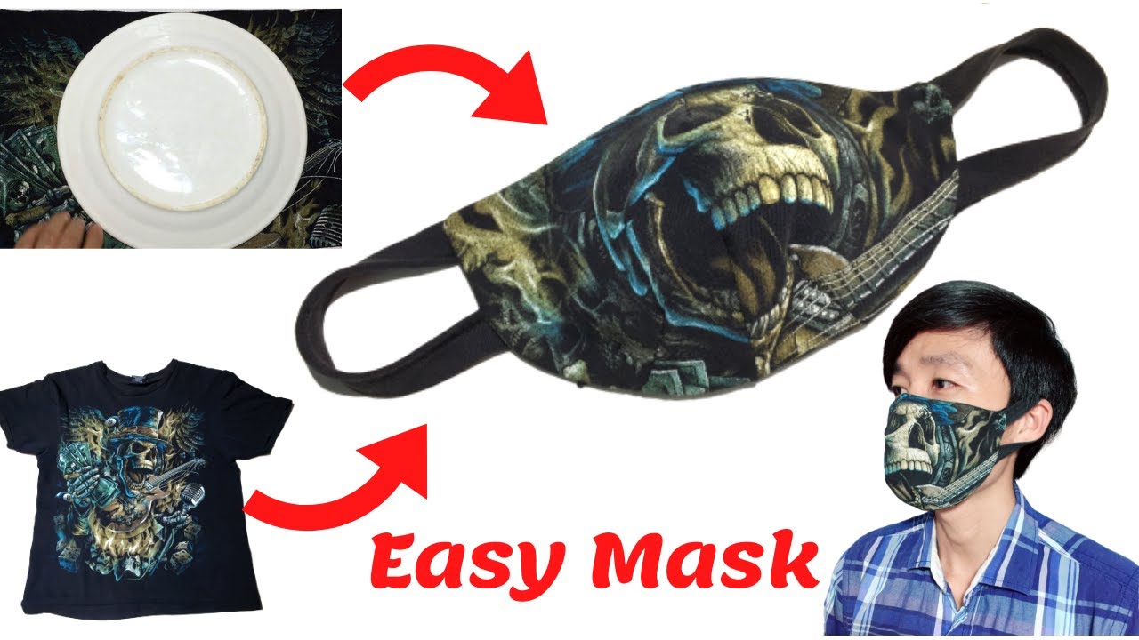3D Face Mask DIY Cloth Mask How To Make SuperFast Masks at home