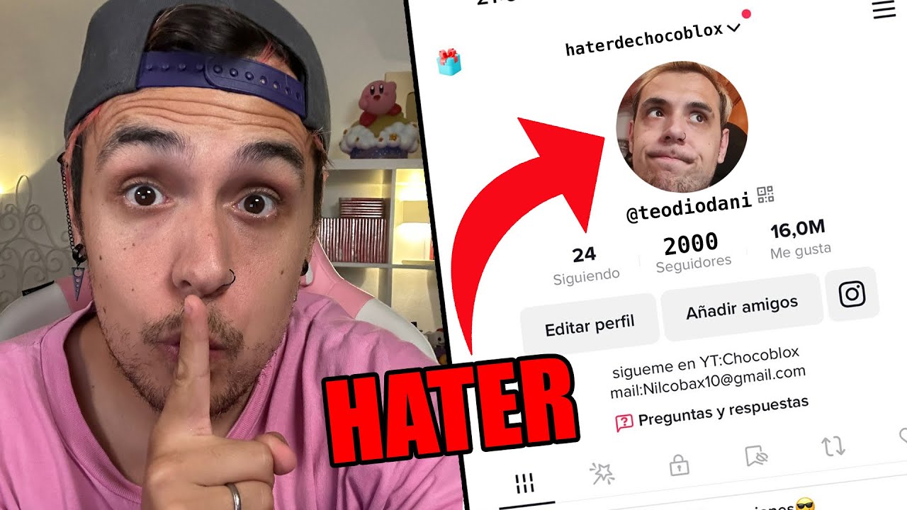 ME CONVIERTO EN MI HATER SECRETO EN TIK TOK DURANTE 24 HORAS...