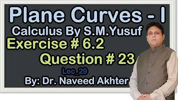 Locus of feet of perpendicular from focus to any tangent of ellipse is the auxiliary circle. Lec 30