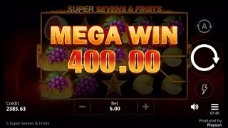 Super Sevens & Fruits 🍇 Mega WIN screenshot 1