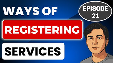 Manieren om services te registreren | Dependency Injection C# Tutorial | CodeGanesh