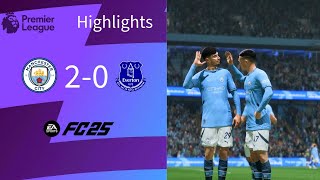 Havertz & Foden Send City Back To The Summit Man City 2-0 Everton Fc 25 Epl Highlights