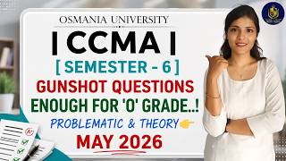 CCMA | COST CONTROL & MANAGEMENT ACCOUNTING | IMPORTANT QUESTIONS | SEM-6 OU | @shivanipallela