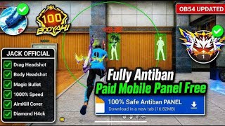 Ob54 Free Fire Panel Mobile 🔥 FF Antiban Panel | Free Fire Hack New 😈 FF Injector 2026 | FF Panel
