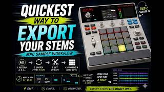 The FASTEST Way to Export Stems on MPC Sample 🔥 #logicpro #mpcsample #shorts