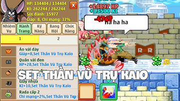 Ngọc Rồng Online - Up Thử Trái Đất Set Thần Vũ Trụ Kaio