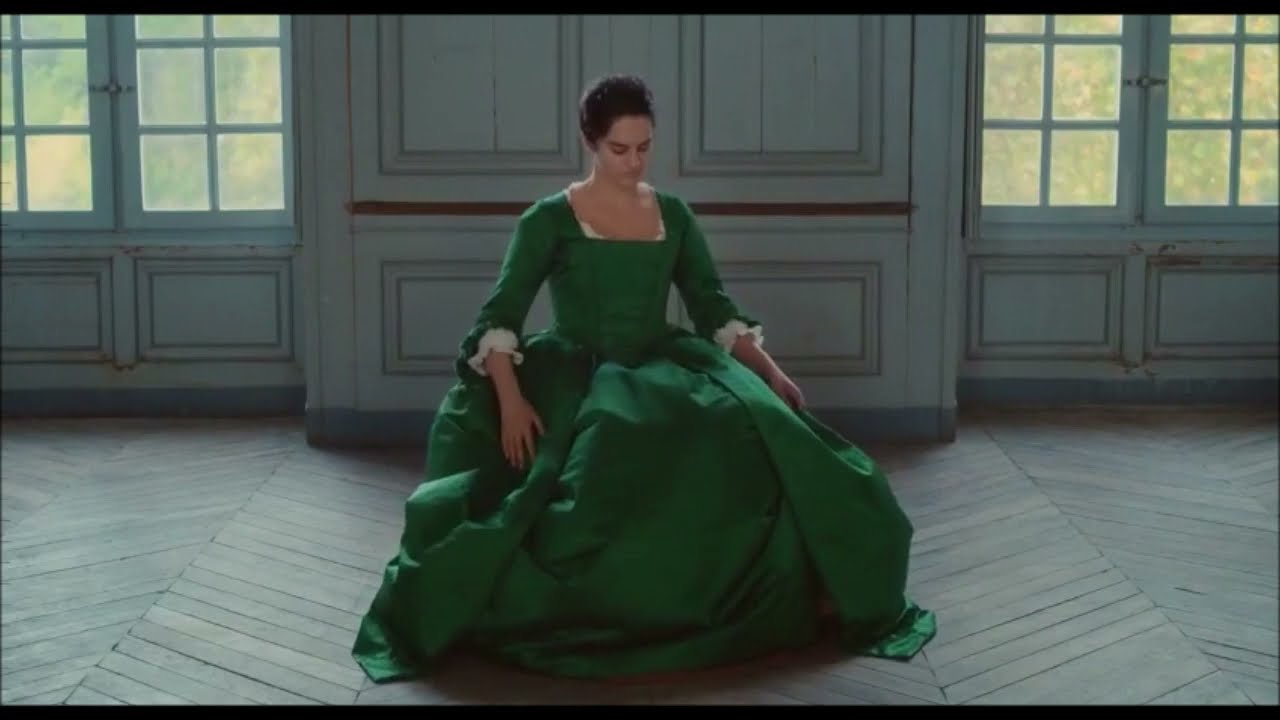 the green dress lady Ivy Green Linen Corset Dress