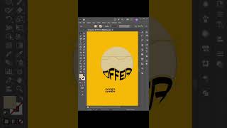 ILLUSTRATOR DISTORTED TYPOGRAPHY TUTORIAL #editing #design #fypシ゚viral #adobephoto