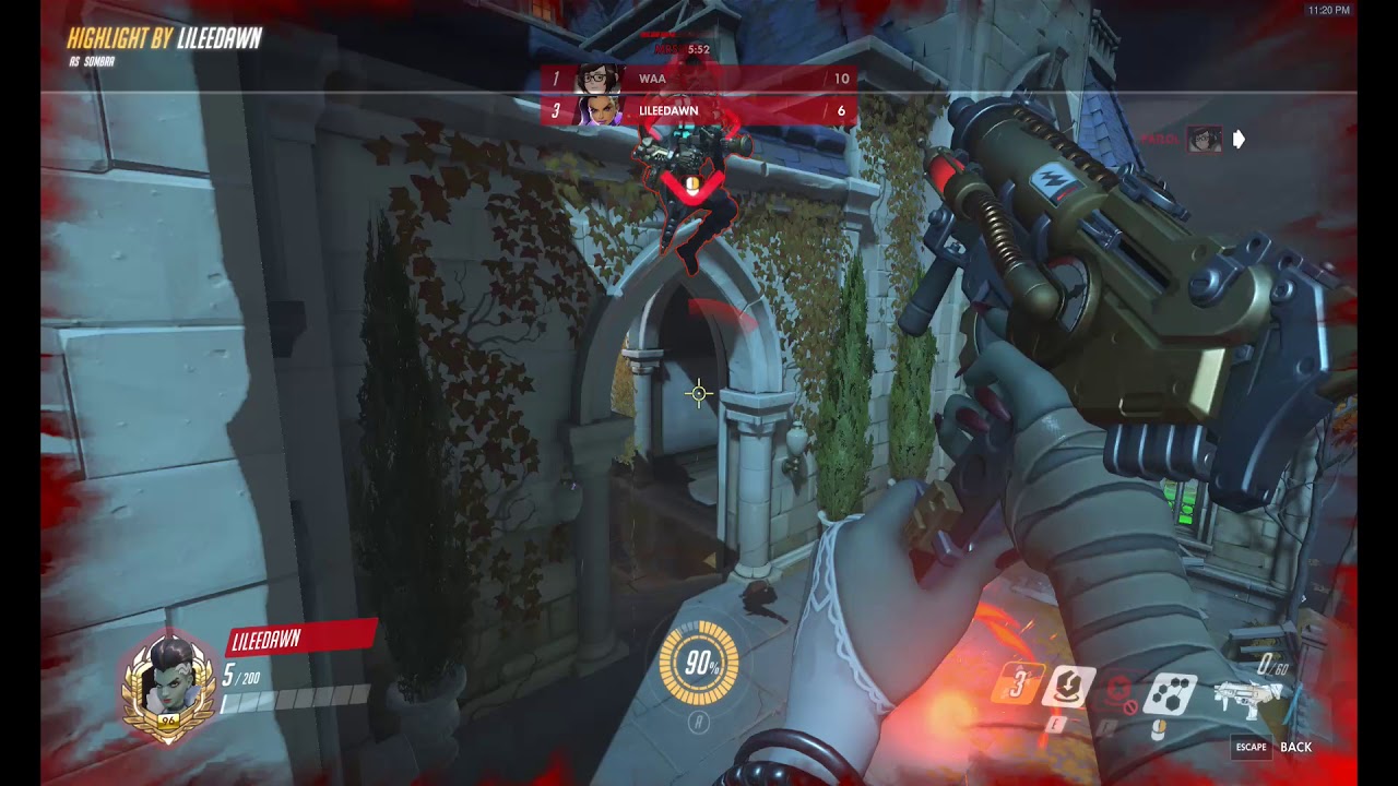 Sombra vs junkrat FFA YouTube