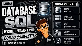 Database da zero: SQL, MySQL, DBeaver e PHP spiegati semplice