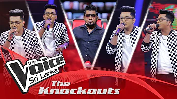 Sharitha Perera | Swrnapaliye (ස්වර්ණපාලියේ) | The Knockouts | The Voice Sri Lanka