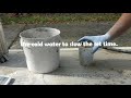 How to mix Tec power grout.